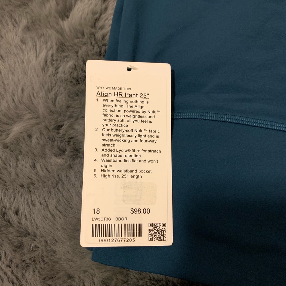 Lululemon align hr pant 25” - Picture 5 of 6